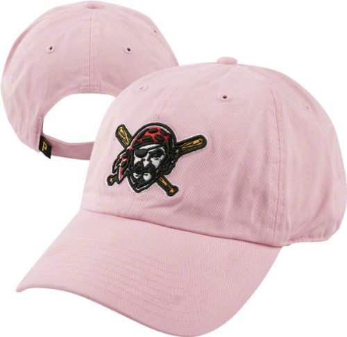 Pittsburgh Pirates Women's Pink Garment Washed Adjustable Cap