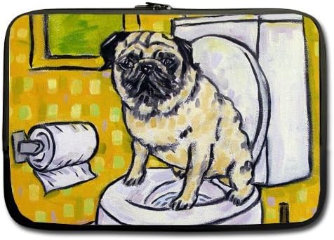 Funny Laptop Bag - Style Cool Pug 13 13.3 inch Laptop Sleeve Bags for Notebook,Macbook Pro,Macbook Air