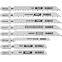 DEWALT DW3791  8-Piece T-Shank Jig Saw Blade Set