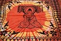 Buddah Tagesdecke Bett&uuml;berwurf Wandtuch Wandbehang TA0264