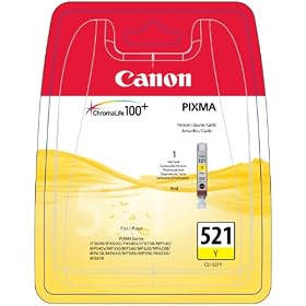 Canon - CLI 521Y - Cartouche d'encre d'origine s�par�e - Jaune