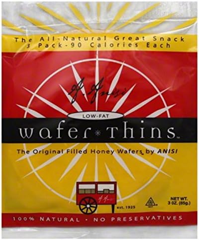 Anisi Honey Wafers 3.0 oz (Pack of 8)