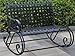 International Caravan Iron Scroll Double Rocker - Antique Black - 3474-ep