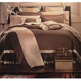 9 PC CALIFORNIA KING CHOCO BED IN A BAG CHOCOLATE COMFORTER QUILT SET WITH THROW by Egyptian Bedding