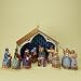 Jim Shore Heartwood Creek Nativity Figurines with Creche, Set of 10, 14-Inch