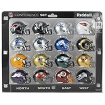 NFC Conference NFL Speed Pocket Pro Helmet Set (16-Piece)
