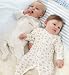 3 Fairtrade Organic Cotton Farmyard Sleepsuits