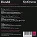 Handel (Rodrigo; Radamisto; Admeto; Fernando; Arminio; Deidamia)