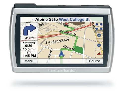Harman Kardon GPS-510 4-Inch Widescreen Portable GPS Navigator and Media Player