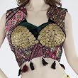 Tribal Vest with Multi Colors, Embroidery, Beads and Fringe