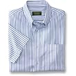 Short-Sleeve Patterned Pinpoint...
