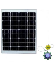 Single Detail Page Misc: HQRP 50 Watt Solar Panel 50W Power 12V Monocrystalline PV Module w/ Solid Aluminium Frame 5 Years Limited Power Warranty - HQRP