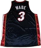 Dwyane Wade Black Heat Jersey Autographed/Hand Signed Jersey Authentic Size (52) Wade Size