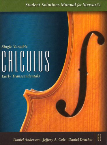 City Travel Guides Discounted  Books : Student Solutions Manual for Single Variable Calculus: Early Transcendentals and Calculus: Early Transcendental