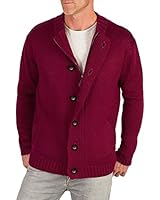 Wool Overs Men's Pure Wool Zip and Button Everyday Cardigan