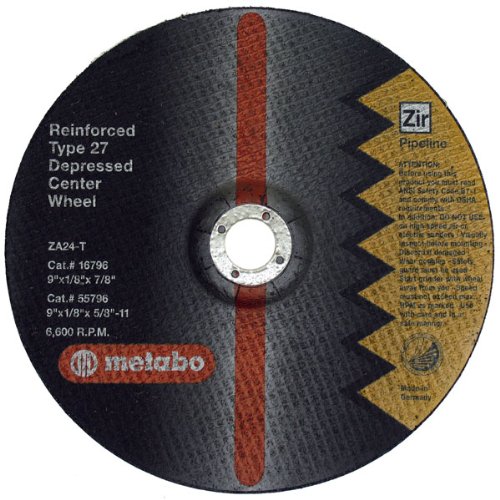 Metabo 616796000 Type 27 Wheels 9-Inch X 1/8-Inch X 7/8-Inch