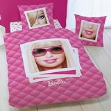 Housse de Couette et une Taie d'Oreiller BARBIE PORTRAIT