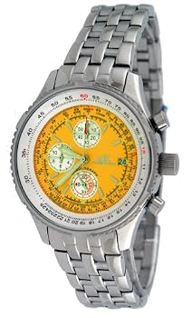 Adee Kaye Men's Stainless Steel Chronograph Watch Model AK6230-MB4