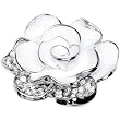 White Jeweled Bloom Flower Adjustable Ring