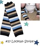 My Little Legs baby leg warmers (#17) blue stripes