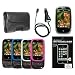 8 items accessories bundle for Palm Pre: Palm Pre Leather Case + Hard Crystal Case+ Black skin case + Clear skin case + Blue skin case + Pink skin case + Auto Car Charger + Screen Protector
