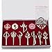Sailor Moon Pretty Guardian 12PCS Cosplay Keychain Necklace Toy Christmas Gift