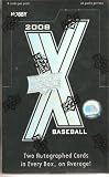 2008 Upper Deck X (UDX) Baseball HOBBY Box (20 Packs/Box - 2 Autographs & 20 Die-Cut Cards/Box)