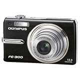 OLYMPUS FE-300 Digitalkamera 12.0 (4000 x 3000) Schwarz schwarz