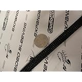 Braided Expandable Sleeve Hose Loom Automotive 3/8" Inch Car Truck 20 FOOT FEET ROLL