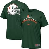 Nike Miami Hurricanes Green 2008 Practice T-shirt