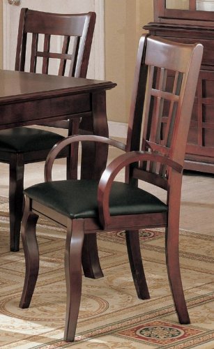Arm Chair (Set of 2) in Cherry - Coaster
