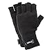 FLOSO® Mens Thermal Fingerless Gloves (3M 40g) (One Size Fits All) (Black)