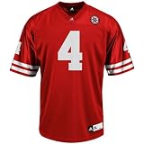 Nebraska Cornhuskers Football Jersey adidas #4 Red Replica