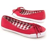 LIZ CLAIBORNE Slinky New Flats Slip-On Shoes Red Womens