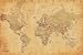 World Map (Vintage Style) Art Poster Print - 36x24