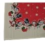 Snowbuddies Snowman Red Tablecloth