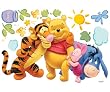 Giant Winnie the Pooh & Friends Peel & Stick Nursery Kids Room Wall Art Sticker Decals