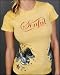 Sinful Clothing - Women's Star Baby Tee in Yellow