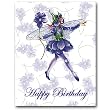 Violet Fairy - Birthday Gift Enclosure Cards (set of 12)
