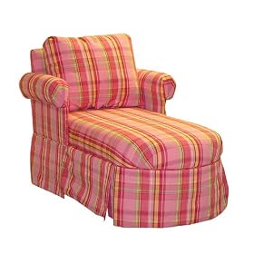 Teen Chaise Lounge-Pld Pnk by 