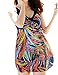 NINEWE Women's One-piece Swimwear Retro Vintage Swimsuit Cover Up Swimdress