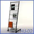 Loutoff Brochure Literature Magazine Display Stand Rack HJ-02