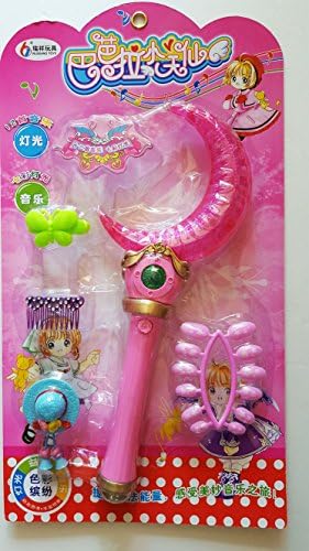 Pink Crescent moon wand stick Pretty Guardian Sailor Moon - Moonlight White Stick