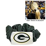 NFL Green Green Bay Packers Hair Scrunchie/Ponytail Holder