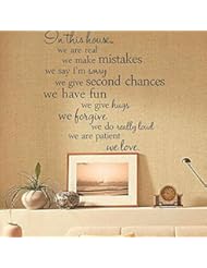 Baby Product: 1 Pc Home DIY Decor Quote Removable Vinyl Wall Stickers Art Words Decal - Polarbear's Shop