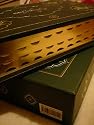 The Leather Luxury Family Holy Bible in Russian language, Synodal translation, Deuterocanonical books / Size 220290 mm., leather(green), finger indexes, gilt edge, two bookmarks, cardboard case, top quality paper, a two color print