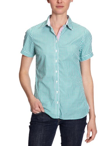 Tommy Hilfiger Damen GORDON GINGHAM SHIRT SS 1M87611258, Gr. 10 (BRIGHT JADE/ CLASSIC WHIT Preisvergleich