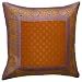 Cushion Cover Modern Decor India Gift Silk Fabric Idea 16x16 inches (bcbr323)
