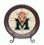 Marshall University Glass Charger Plate