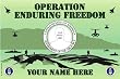Air Force Enduring Freedom Small House Flag